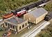 Walthers Cornerstone Series® N Scale Yard Office & Shed Kit Shed: 2-5/8 x 4-1/8 x 2-1/4