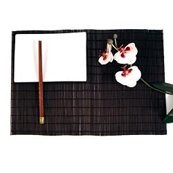 Bamboo Placemats (set of 6) - Black