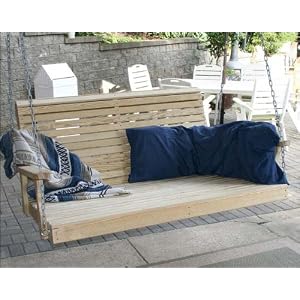 60 Treated Pine Rollback Swingbed by The Cedar Store