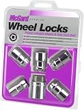McGard 24538 Chrome Cone Seat Wheel Locks (1/2 - 20 Thread Size) - Set of 5
