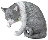 オーナメント　猫　お手入れ　ブラック　p-6790