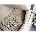 24" x 18" New Orleans Saints 2 Piece Car Mat