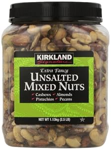 Kirkland Signature Extra Fancy Unsalted Mixed Nuts 2.5 (LB)