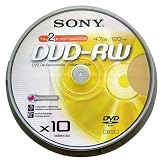 Review Sony 10DMW47ASP / Sony DMW 47 - 10 x DVD-RW - 4.7 GB - storage media