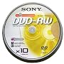 Sony DMW 47 - 10 x DVD-RW - 4.7 GB - spindle - storage media