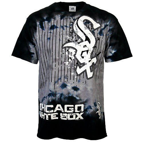 Chicago White Sox Black Slide Tie-Dye T-shirt