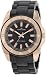 Anne Klein,AK Anne Klein Women's 109178RGBK Swarovski Crystal Accented Rosegold-Tone Black Bracelet Watch,AK Anne Klein,109178RGBK,B003YLDZWW