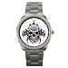 Sport Metal Watch of Tribal Skull (Ancient Tattoo, Art, Flaming, Flames, Chinese, Fake, Gothic, Native American)
