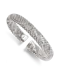 Leslies Sterling Silver Flexible Bangle