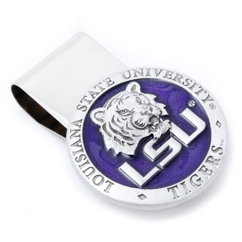 Pewter LSU Tigers NCAA Money Clip