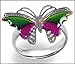 Magic Butterfly Adjustable Size Mood Ring (One Size Fits All)