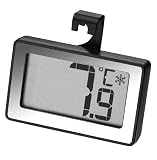Sunartis 5-6000 E344 Digitales Kühlschrankthermometer, schwarz