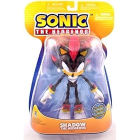  Sonic The Hedgehog Exclusive 5 Inch Bendable Action Figure Shadow The Hedgehog [Over 25 Points of Articulation!]