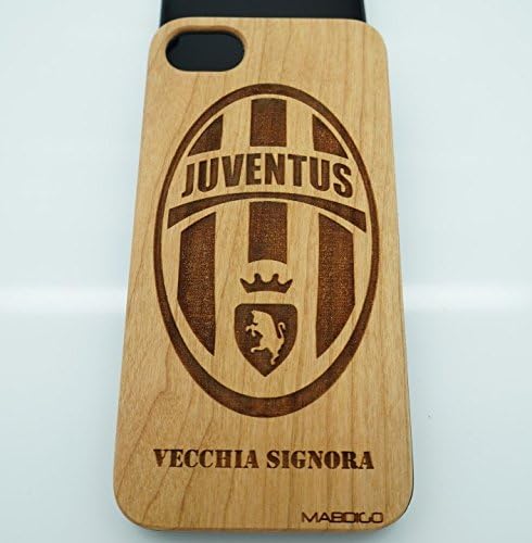 Juventus Football/Soccer Team Wood Phone Cases Custom Engraved Wood Case Iphone 6, Iphone 6s Wood Phone Case (iPhone 6/6S)