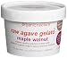 Organic Nectars Raw Agave Gelato, Maple Walnut, 8-Ounce Cups (Pack of 6)