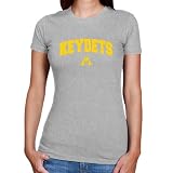 NCAA Virginia Military Institute Keydets Ladies Ash Logo Arch T-shirt