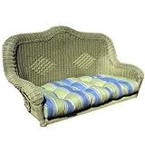 Caravan Outdoor Wicker Porch Swing Finish: Honey