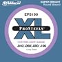 D'Addario EPS190 ProSteels Bass Guitar Strings, Custom Light, 40-100, Long Scale