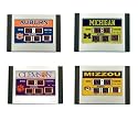 Licensed Mini Scoreboard Clock-Thermometer