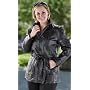 Women's Giovanni Navarre� Mosaic Leather Jacket Black