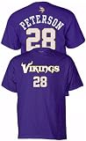 Minnesota Vikings Peterson #28 Kid's Name and Number Tee-Purple