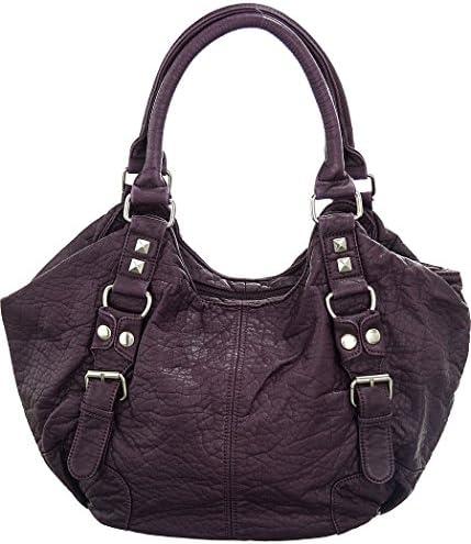 Aleska Purple Large Hobo Purses
