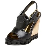 Vince Camuto Women's Dita Wedge Sandal,Black,6.5 M US