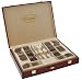 Kitchen & Housewares : 36 Piece Cutlery set in wooden case
