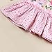 Novatx Long Sleeves Cotton Princess Dress Baby Girls Clothes H5795 Pink