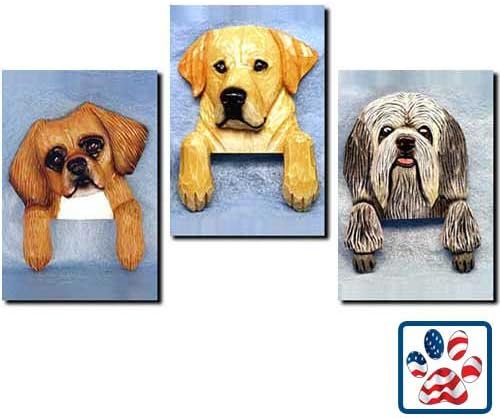 BLACK Shetland Sheepdog Door Topper