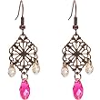 Handcrafted Antique Mystique Earrings MADE WITH SWAROVSKI ELEMENTS