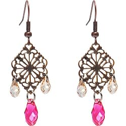 Handcrafted Antique Mystique Earrings MADE WITH SWAROVSKI ELEMENTS