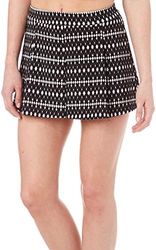 $44 Womens New 1719 Black Houndstooth Micro Mini Skirt S B+B
