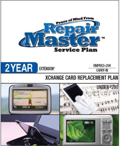 Repair Master - 2-Yr Ext Replacement Plan - Under $200 "Product Category: Personal & Portable/Electronics"