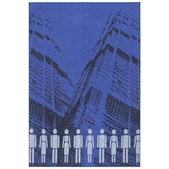 Ibena 2737/600 Jacquard Decke Next Level 140 x 200 cm blau