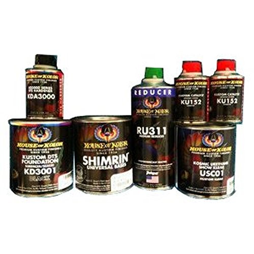  Primer Base & Clear Kit House of Kolor BC25 Black USC01 Clear