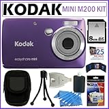 Kodak EasyShare Mini M200 10mp Digital Camera with 3x Optical Zoom and 2.5- ....