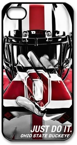 Forever Collectibles NCAA Ohio State Buckeyes Nike IPhone 4 4S Hard Cover Case-Just Do It