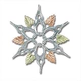 Landstroms Black Hills Gold and Silver Snowflake Brooch Pin - PN413SS Landstroms Black Hills Gold and Silver Snowflake Brooch Pin - PN413SS