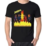 DF Mens Dokken Under Lock And Key The Hunter T-shirt Black S