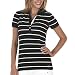 Converse® One Star® Striped Polo - Ebony/ True White