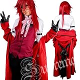 【黒執事】 赤い死神★グレル・サトクリフ執事服7点セット　Sサイズ