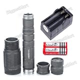 TrustFire Z5 XM-LT6 5-Mode 1600-Lumen Flashlight Torch+2PCS Battery+Charger