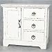 ANTIKHOLZ KOMMODE BEISTELLSCHRANK SHABBY-CHIC WEISS LANDHAUS
