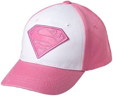 Toddler Girls Supergirl Baseball Hat - Pink