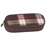 Take It Easy Plaid Schlampermppchen Etuibox 166 braun/pink