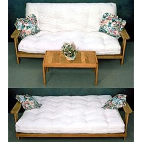 Futon Sofa Bed with Table Woodworking Plan Set