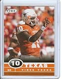 2006 Sage Hit 10 Vince Young Texas (Pre - Rookie - Football Cards) [Misc.]