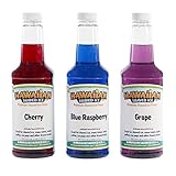 UPC 815085010147 product image for Hawaiian Shaved Ice 3 Flavor Pack of Snow Cone Syrup, 3 Pints | upcitemdb.com