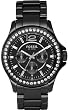 Fossil Black Ceramic Crystals Analog Multifunction Ladies Watch CE1011 Fossil Black Ceramic Crystals Analog Multifunction Ladies Watch CE1011